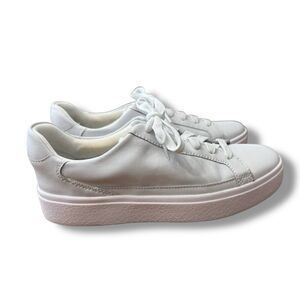 Kizik Vegas White Athletic Sneaker Lace Up Step In Women’s Size 8 Men’s Size 6.5